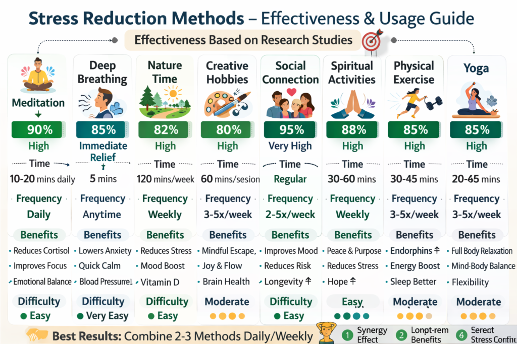 Stress Reduction Techniques Effectiveness