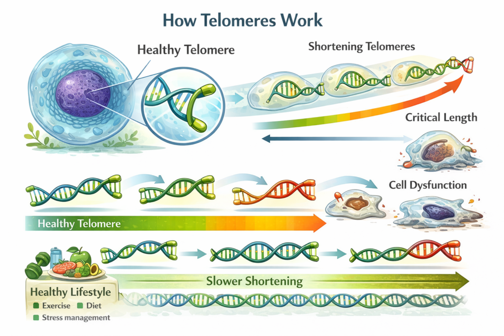 Telomeres and Cellular Aging