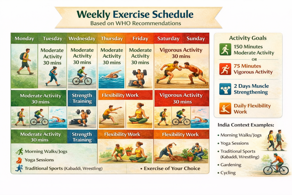 Weekly Exercise Plan Guidelines