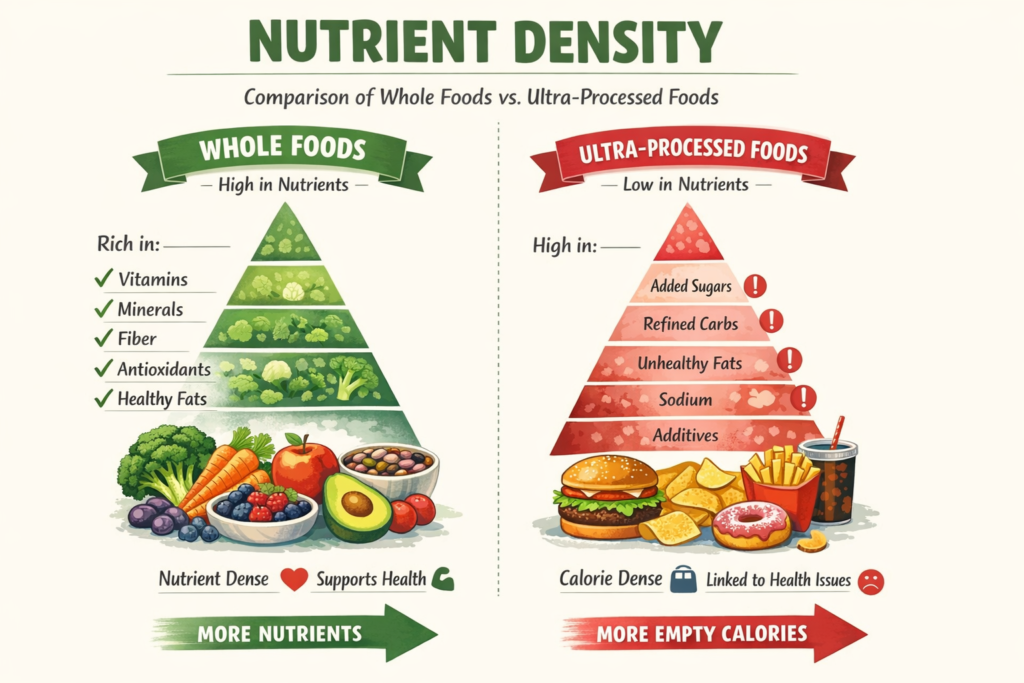 comparing nutrient density