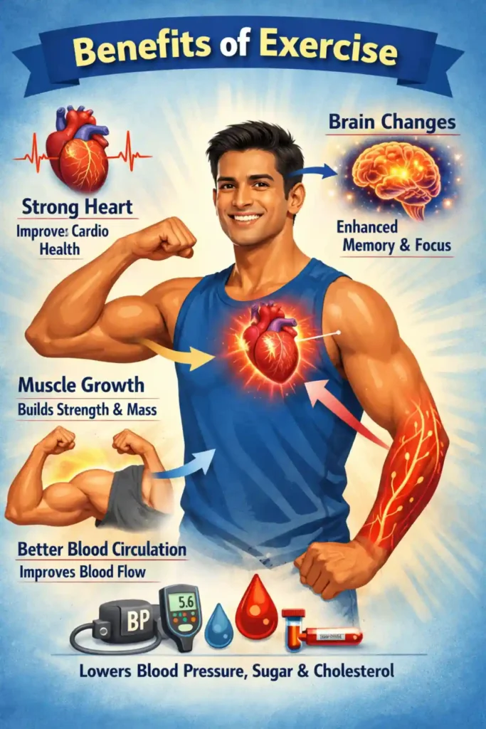 व्यायाम के शारीरिक प्रभाव