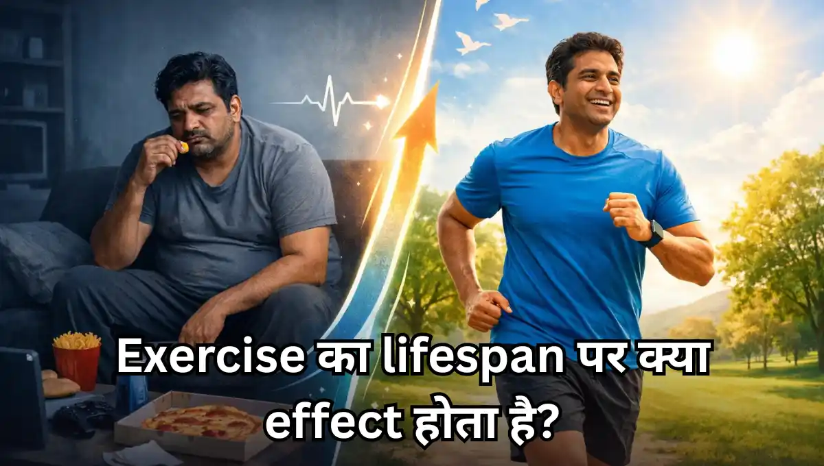 Exercise ka lifespan par kya effect hota hai