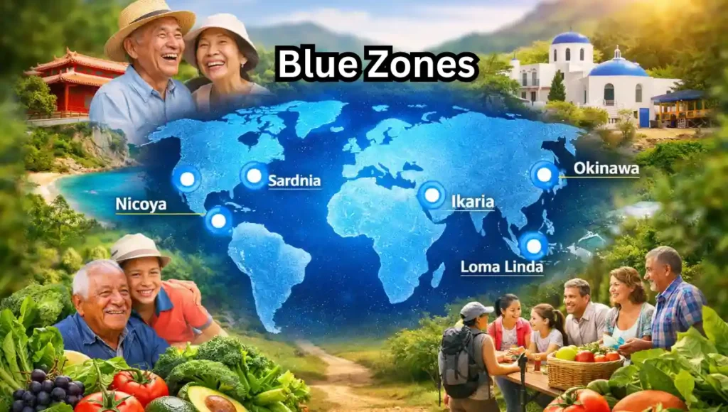 Blue Zones क्या हैं: दुनिया के सबसे लंबी आयु वाले क्षेत्रों के रहस्य